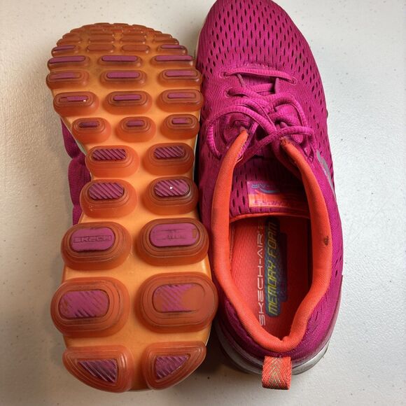 Skechers Women's Skech-Air Element 2.0 - Looking Fast 12101 Pink/Mint Size 9 - Picture 4 of 5
